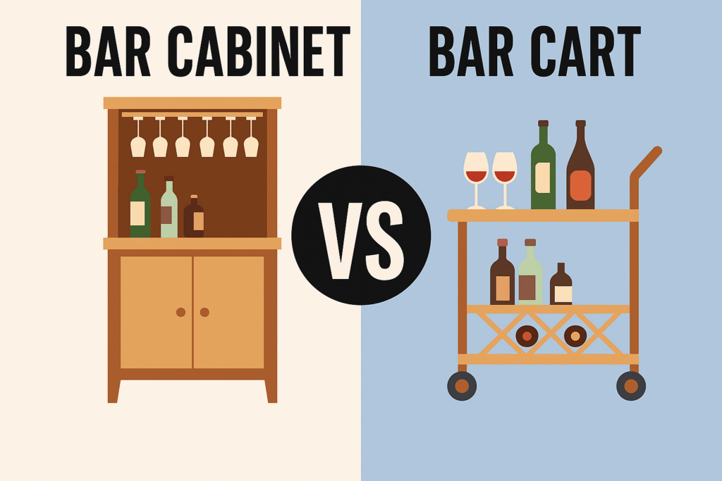 Life By Leadership | What Is the Difference Between a Bar Cabinet and a Bar Cart?