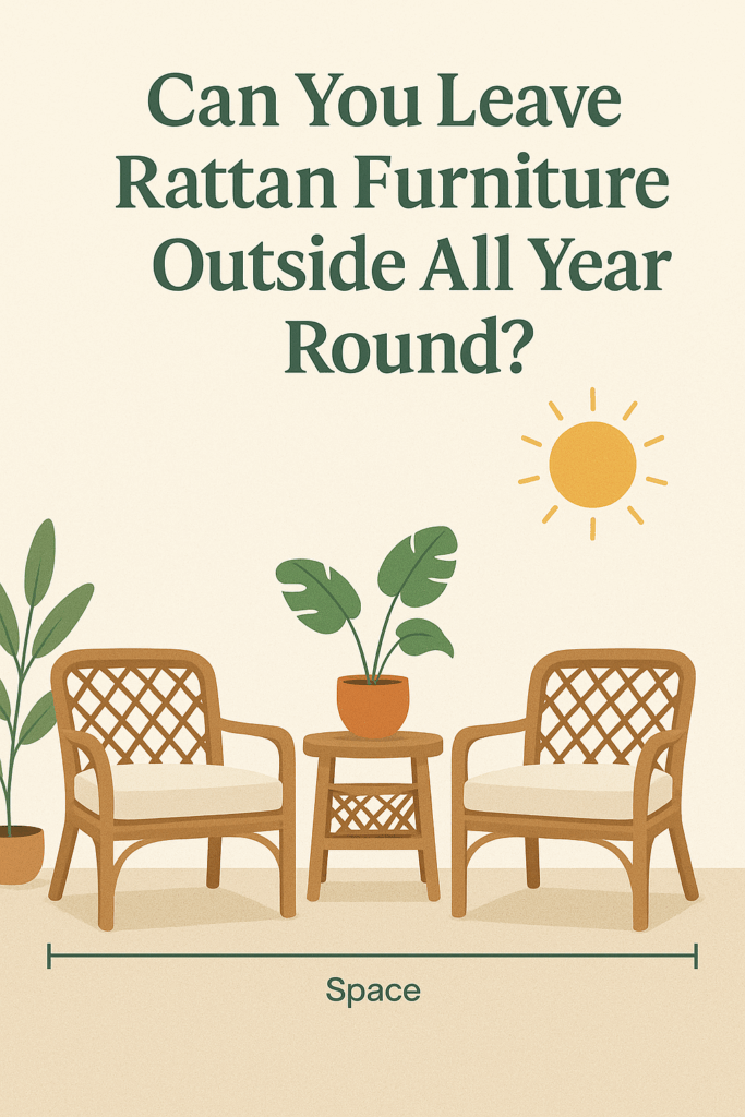 Life By Leadership | Can You Leave Rattan Furniture Outside All Year Round?