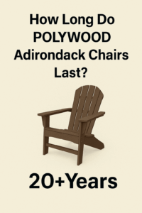 Life By Leadership|How Long Do POLYWOOD Adirondack Chairs Last?