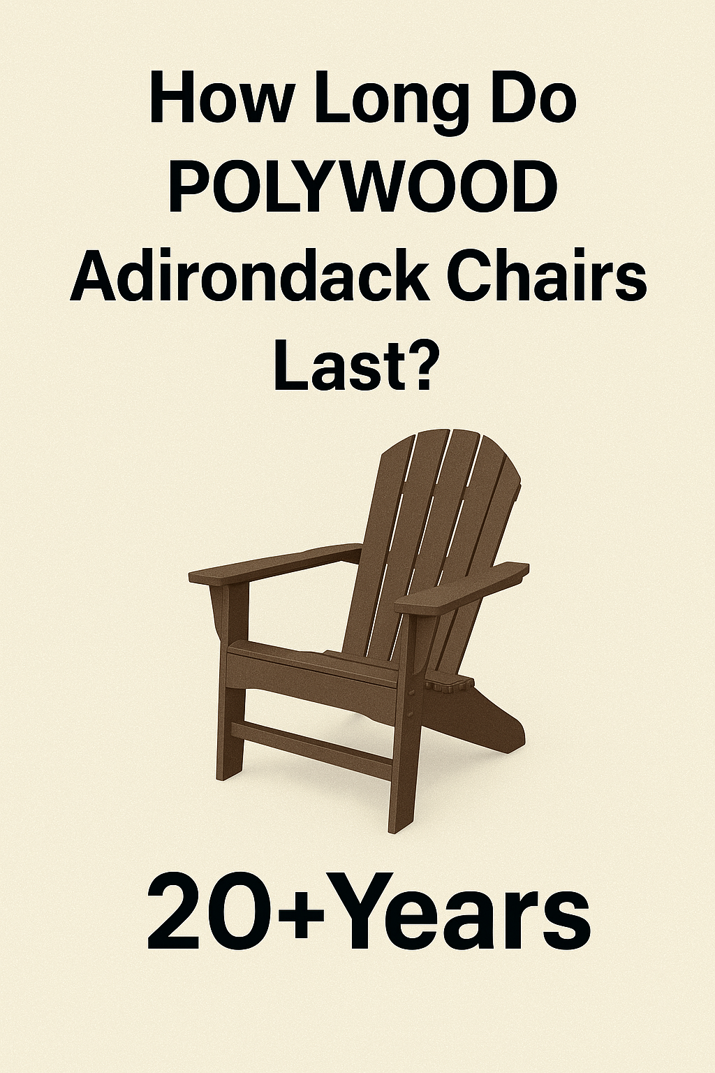 How Long Do POLYWOOD Adirondack Chairs Last? | Life By Leadership